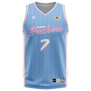 NZ Breakers NBL25 Fan Jersey - Blue - King