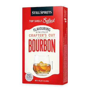 Sales agent for manufacturer: Still Spirits Top Shelf Select Crafters Cut Bourbon