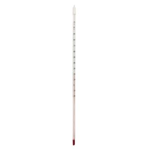 Glass stem thermometer 300mm long -20 to 110C