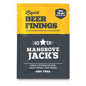 Sales agent for manufacturer: Mangrove Jack's Liquid Beer Finings Sachet 20g