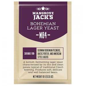 Sales agent for manufacturer: Mangrove Jack's CS Yeast M84 Bohemian Lager (10g)