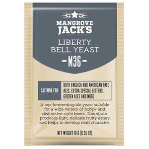 Sales agent for manufacturer: Mangrove Jacks CS Yeast M36 Liberty Bell Ale (10g)