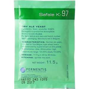 Sales agent for manufacturer: Safale K-97 Yeast (11.5g)