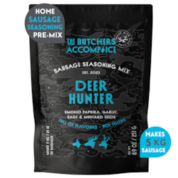 Sausage Seasoning Pack: Deer Hunter (Venison) Sausage 253g x 6 Packs