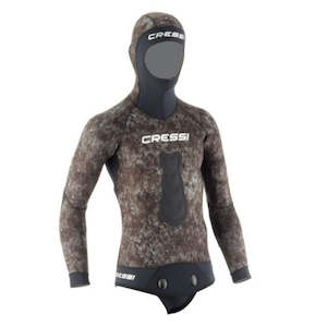 Wetsuits: Cressi Tracina Mens Spearfishing Wetsuit Jacket Top 5mm