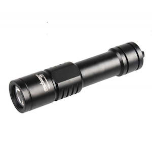 OrcaTorch D520 – 1000 Lumen Dive Torch – BLACK