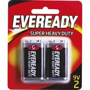 Computers: Eveready Super Heavy Duty Batteries 9 Volt, pack of 2