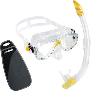 Cressi Marea Snorkel Mask + Gamma Set