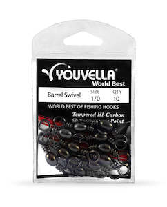 Youvella Barrel Swivel #1/0 (10 per pack)