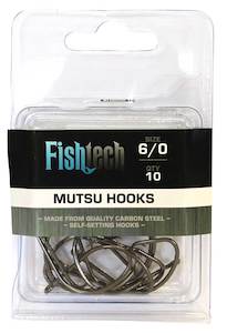 Mutsu Hooks 6/0 10 Per Pack