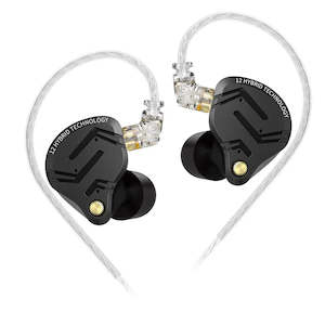 KZ ZS12 PRO X Metal Hybrid HiFi Bass In-Ear Monitors with 1DD+5BA for Music, Spo…