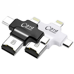 4 in 1 Card Reader Type C Micro USB Adapter Micro SD Card Reader Card for iPhone…