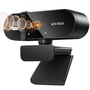 Webcams: 2K, 4K & 1080P for PC Web Cam USB Online Webcam with Microphone Autofocus Full HD 1080P Web Cam