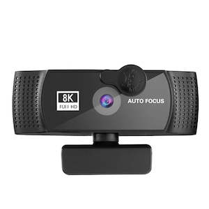 HD 8K 4K Webcam Autofocus Web with Microphone Rotate USB Plug Camera for PC, Mac & Laptop