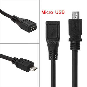 Best Sellers: Micro USB Female to Male Data Sync Extension Cable Cord 0.3m/1m/2m/3m/5m