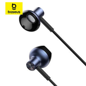 Baseus Bass Sound In-Ear Earphones with Mic | Wired Sport Headset for Phones & MP3