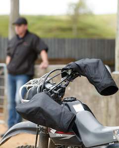 Oilskin Motor Bike Mitts