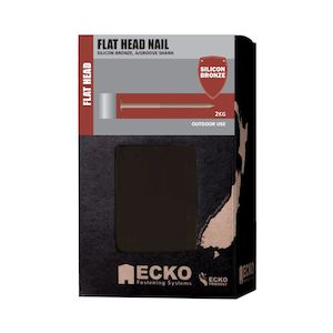 Ecko 75 x 3.25mm Silicon Bronze Flat Head Annular Grooved 2kg