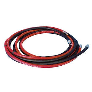 Twin Air/Fluid Hose Set 1/4 x 5 metres