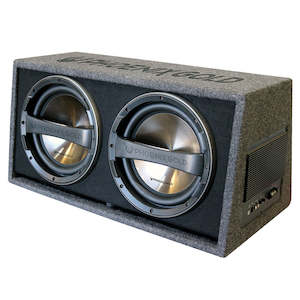 Building supplies wholesaling: Phoenix Gold 12" Active Dual Subwoofer Enclosure 2000W Max