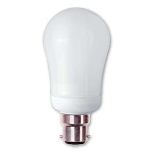 Electric light fittings: B22D 240V 11W GLS Warmwhite 10,000 Hour Life