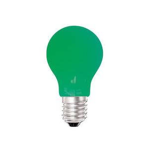 LAMP: E27 240V 60W Green GLS