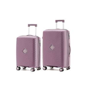 Gino Borelli Collection Polypropylene 2-Pce trolley luggage set 66cm/55cm GB2402-Purple