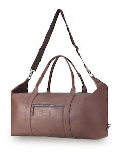 Frontpage: Tosca Vegan Leather 65cm-L Overnight Duffle Tote bag VG012-Chocolate