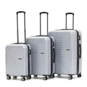 Tosca Huston Collection Full-Set hard side cm Trolley cases TCA327-Full set Silver