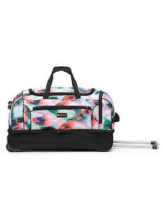 TCA796 72cm Feather-print Tosca split compartment duffle travel bag