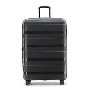 Tosca 81cm Comet Collection hard side polypropylene checked trolley case TCA200XL-Black