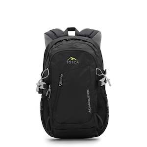 Frontpage: Tosca 20L Deluxe light weight44cm-H back pack TCA944-Black