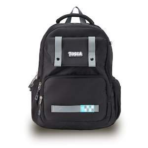 Tosca Kids Primary school 43cm-H Back pack TCA972-Black Grey