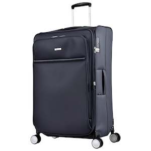 Eminent 78cm Navy Luxury Soft-side Checked 8-wheel Trolley case S1880A-Navy