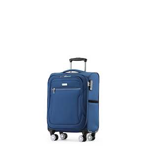 Tosca Transporter - 55cm Carry On -  Blue  softside Luxury trolley luggage TCA990C Blue