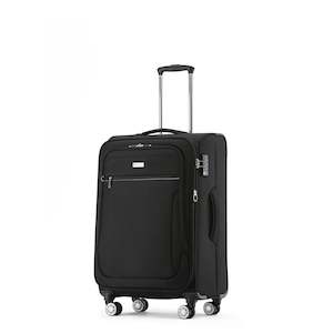 Tosca Transporter  67cm Black Softside Medium Luxury Trolley luggage TCA990B