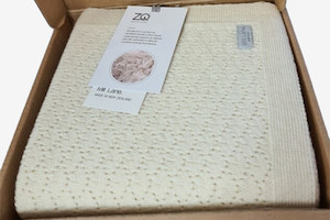 Baby Eva Merino Silk Bassinet Blanket MILL LANE