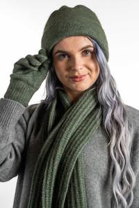 Plain Possum Merino Wool Silk Hat KORU