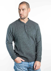 Crew Neck Button Jumper KORU