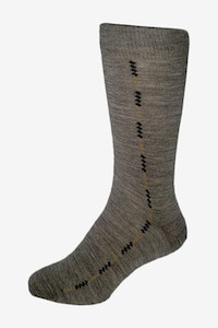 Fine Pattern Merino Wool Dress Sock NZNC