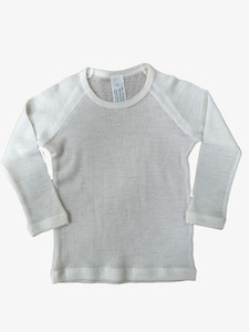 Kid's Rib Merino wool Long Sleeve Top