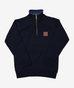 Kids Mariner Zip Neck Sweater SWANNDRI