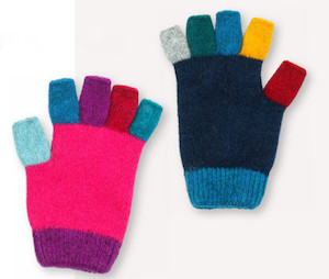 Multi Fingerless Kids Gloves NATIVE WORLD