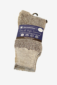 Clothing: Kid's High Country Merino Wool blend Sock NORSEWEAR