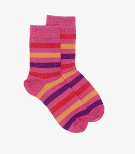 Kids Wide Stripe Merino Wool Socks NORSEWEAR