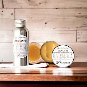 Internet only: Bundle #3: Pure NZ Lanolin EP Grade Oil & Jar (100ml + 20g)