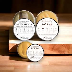 Internet only: Mixed #2: 1x 200g EP Grade Lanolin, 1x 200g Raw Lanolin Jar + FREE 20g Jar