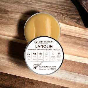 Pure New Zealand Lanolin - EP Grade, Jars (20g)