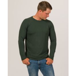 Men's Bamboo Long Sleeve Top - New Zealand Nature