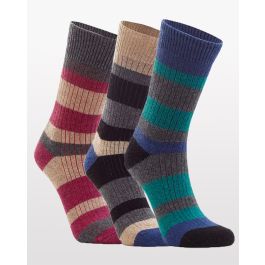 Possum Merino Rib Cushion Sole Socks - New Zealand Nature